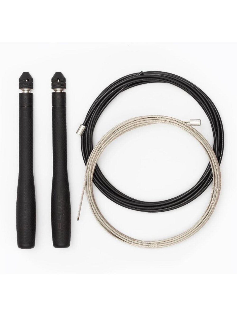 High-Speed Steel Cable Jump Rope with Aluminum Handles - Adjustable & Durable